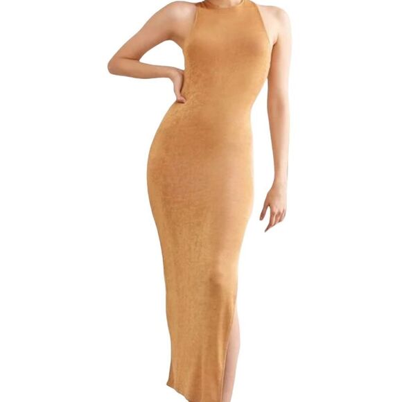 FOREVER 21 Crisscross Open-Back Maxi Dress - Picture 2 of 4